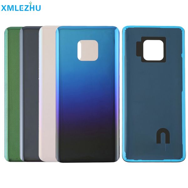 

10pcs battery cover back glass panel rear door housing case for huawei mate 20 lite mate 20 pro with adhesive replace