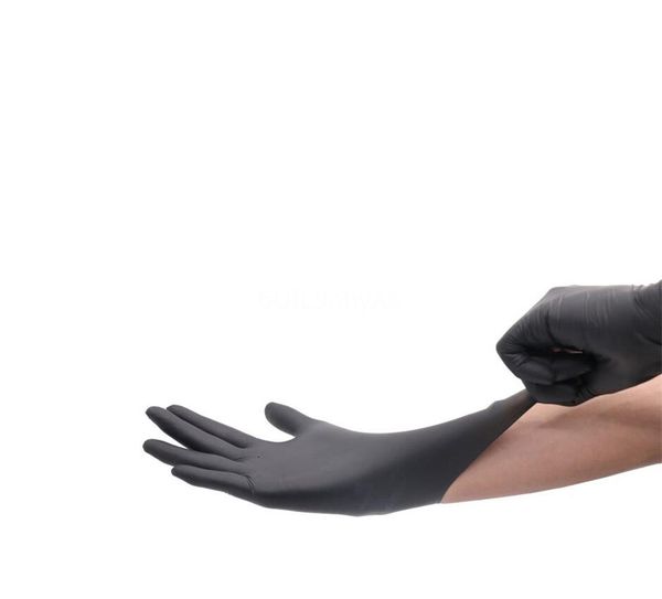 

ready to ship black nitrile heat glove powder (non latex) s acid gloves