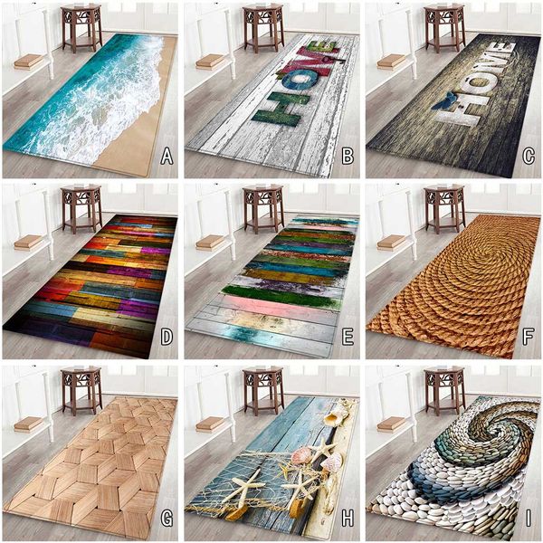 

60x180 cm carpet hallway doormat anti-slip carpet absorb water kitchen rug living room bedroom mat area decor rugs wyy