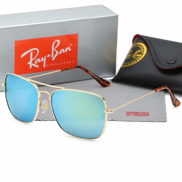 

Классические солнцезащитные очки Rayban 3136 4509 солнцезащитные очки Aviator UV400 защита мужские солнцезащитные очки Очки RB3136 RB4509