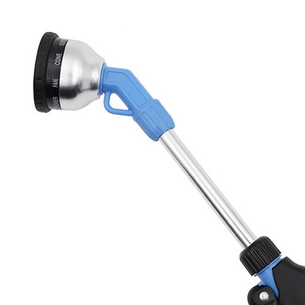 

aluminum alloy high pressure lawn water gun multi-function pole hand-held adjustable gardening watering irrigation spray nozzle