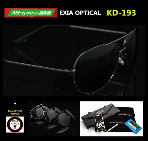 

men myopia sunglasses with ophthalmic lenses polarized single vision / progressive lenses uv400 kd-193 series, White;black