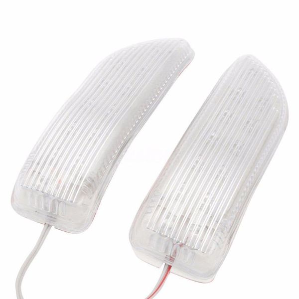 

2 pcs led car side mirror turn signal light amber indicator lamp yellow universal
