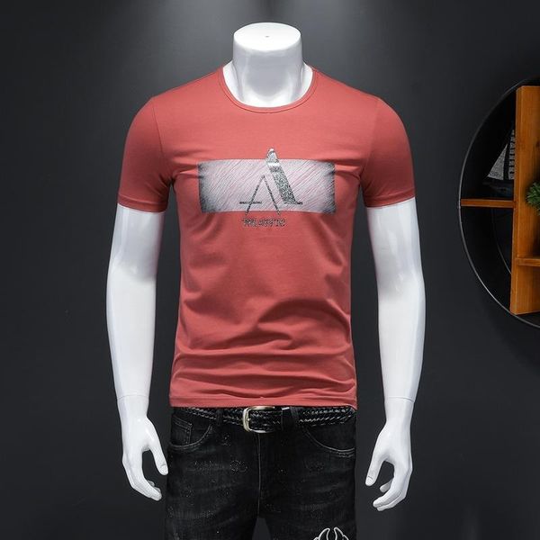 

2020 new summer casual t shirts for men women short sleeve shirt clothing pattern printed tees crew neck luxury designer t shirts, White;black