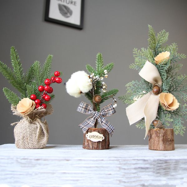 

christmas desk decoration mini christmas tree ornament decoration gift home accessories decor