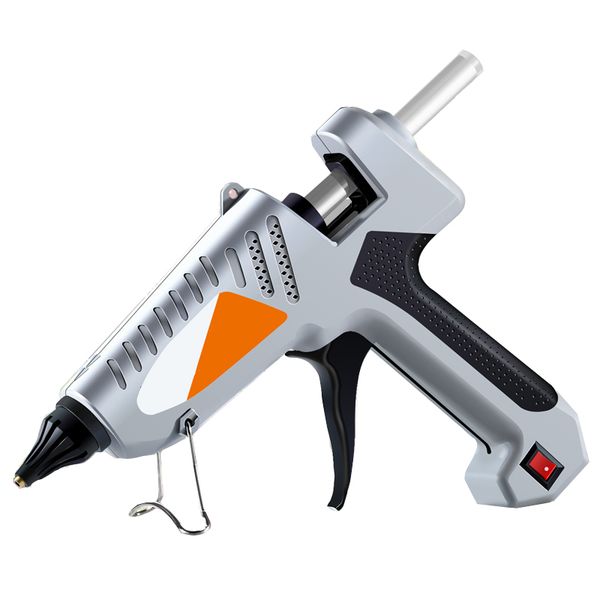

200w professional high temperature melt glue gun and 30pc11mm melt glue stick transplant repair air gun diy hand too