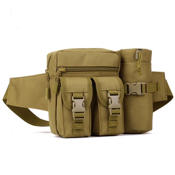 

tactical waist pack outdoor sports water bag molle hiking hunting bags climbing camping waterproof bags multi function package