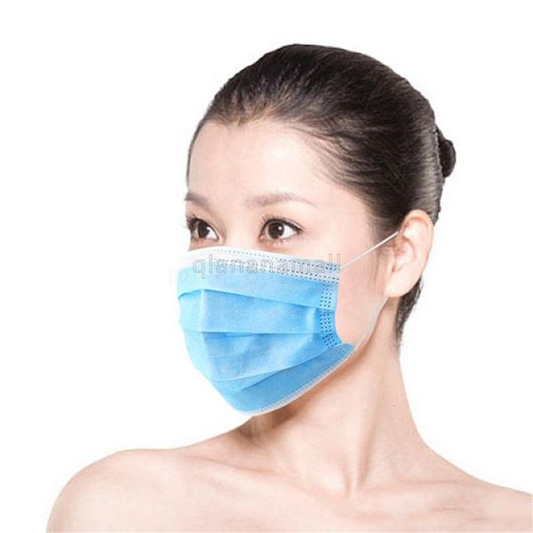 

лица loop 100шт layer ear 50pcs wind 3 fly non woven фильтр одноразовая пыли маска stereo blue house fast pilr