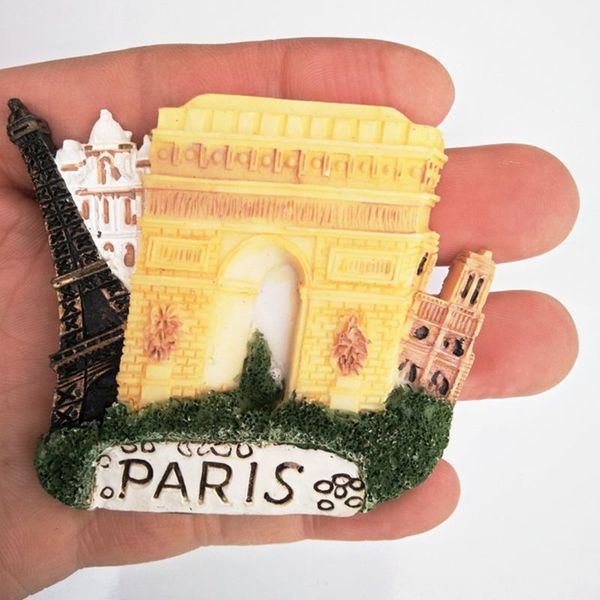 

3d resin fridge magnet paris tower tourist souvenir gift refrigerator magnetic decals sticker diy home decoration