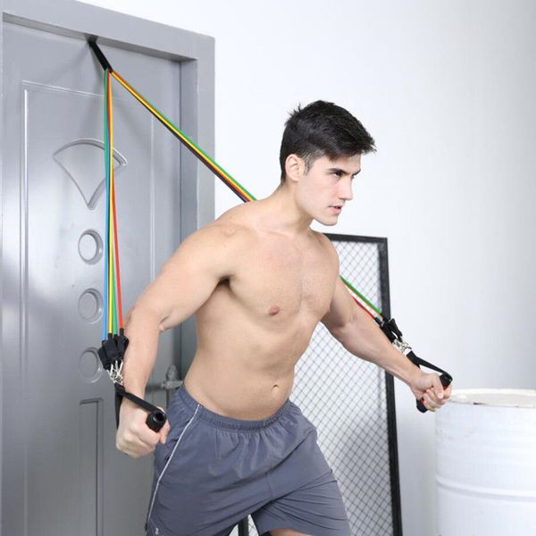 

household pulling rope chest expander men women muscle power training elastic string refining arm muscle breast fit /50