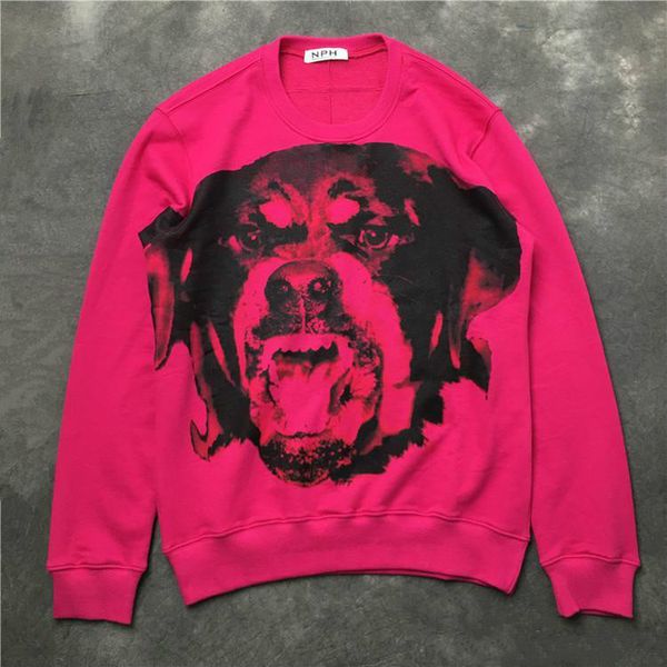 

givenchy men 19ss giv мужские дизайнерские толстовки новый модный бренд класса люкс givh29 толстовка толстовка мода животных печати высокое, Black