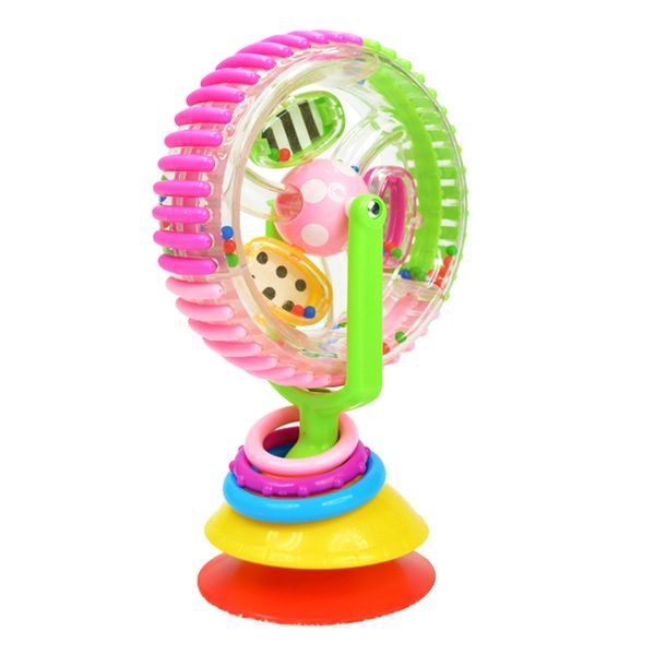 

healthy toy baby loud bell rattles develop intelligence plastic spin wheel