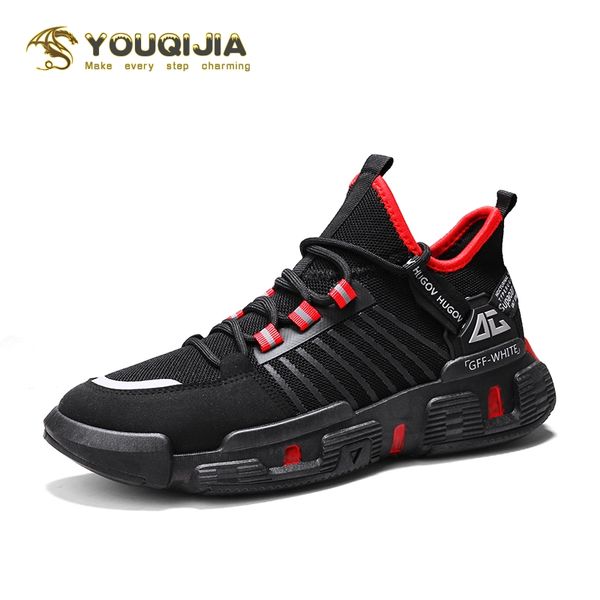 

autumn leisure sports shoes men's casual shoes cloth vulcanized runing sneakers trainers basketball tenis masculino, Black