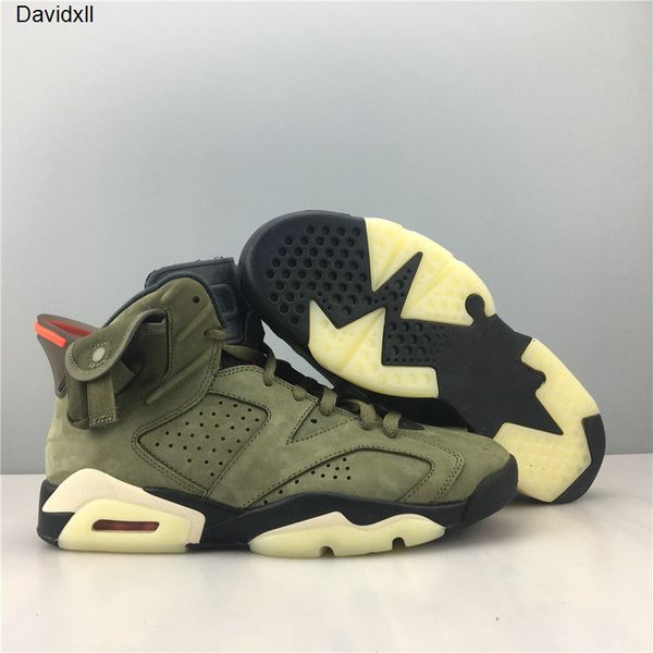 

travis scott 6 designer basketball shoes medium olive black sail university red vi cactus jack fashion sneakers come with box