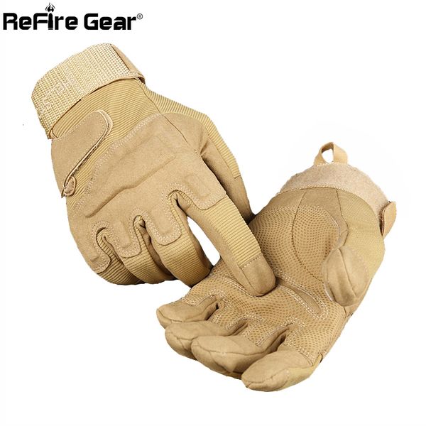 

refire gear army combat tactical gloves men military police soldiers paintball full finger gloves male swat fight shoot mittens t191108, Blue;gray