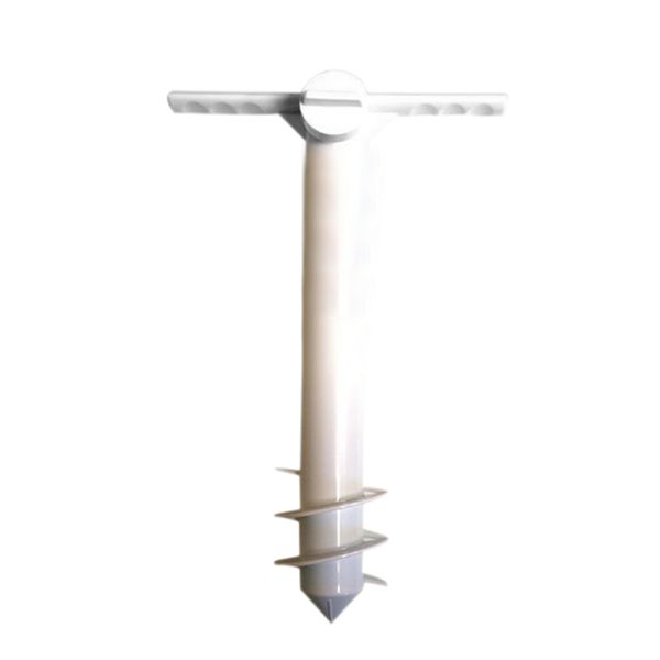 

lightweight easy install fishing tool durable ground portable outdoors beach umbrella stand abs waterproof fixed wind resistant