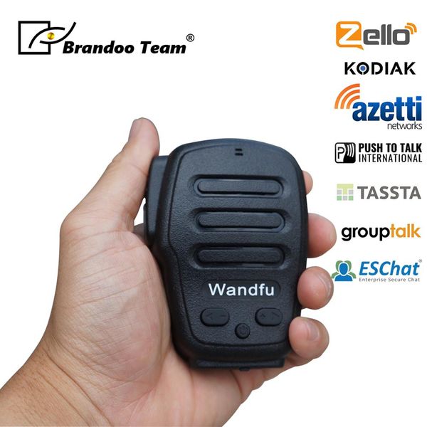 

wireless bluetooth handheld microphone support the ptt app zello, azetti, bper eschat, bper on smartphone car