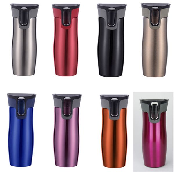 

кружки из нержавеющей стали с вакуумной изоляцией кулер кружка открытый термос автомобиль автомобиль пивной чайник кубок 16 унц. 7 цветов мо