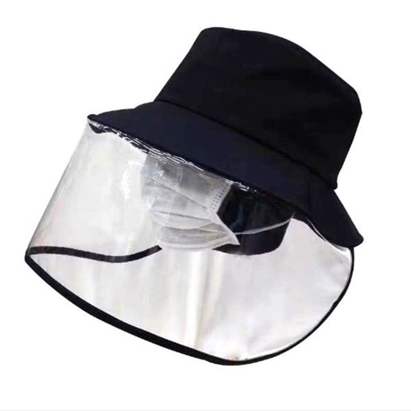 

anti-spitting protective hat cover outdoor fisherman hat size protective cap anti-fog saliva protective hat, Blue;gray