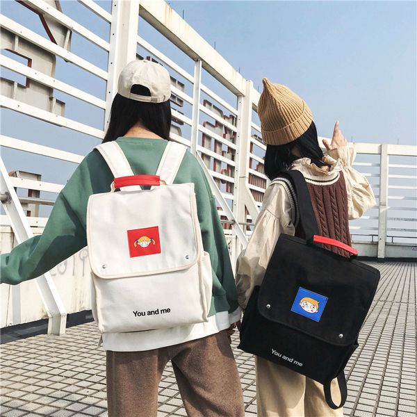 

women's backpack fashion backpack women's korean version of harajuku student college style versatile bag