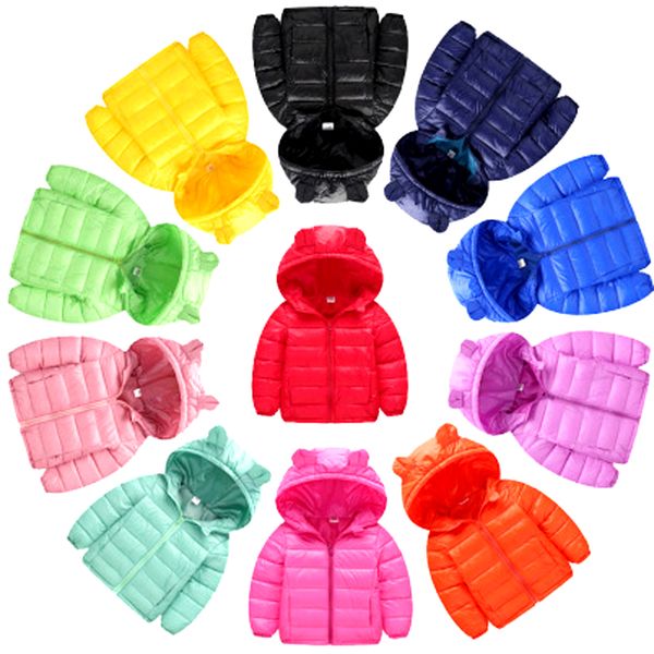

boys coats 2019 new autumn winter warm fashion coats baby girls jackets kids hooded outerwear zipper coat children clothes, Blue;gray