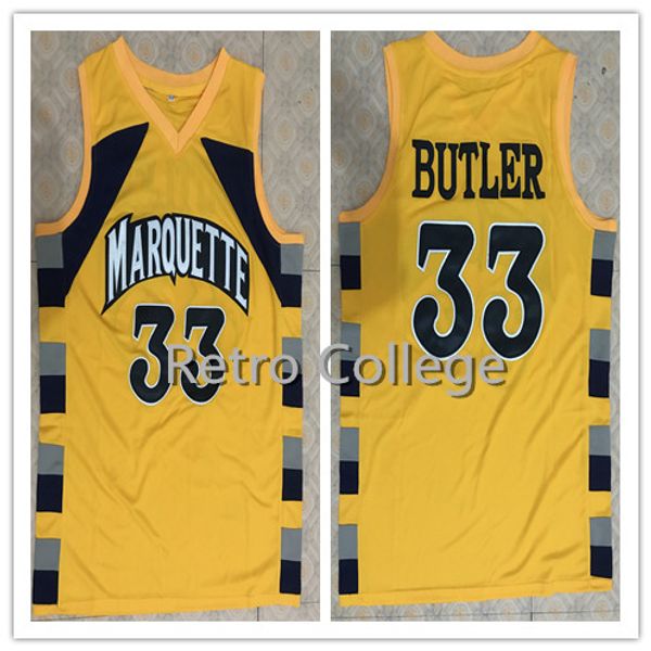 

#33 jimmy butler trrowback college marquette golden eagles basketball jersey jerseys stitched sewn retro xs-6xl vest jerseys, Black;blue