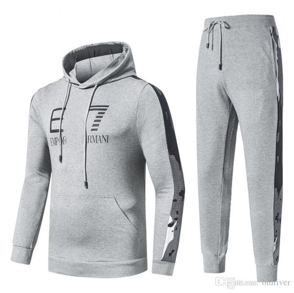 

Дизайнер Мужские спортивные костюмы бренд печатных спортивная одежда толстовки+