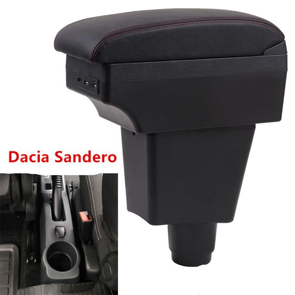 

for dacia sandero armrest box with usb