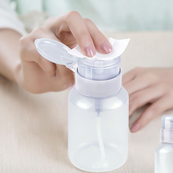 

push down empty pump 200ml dispenser clear bottle makeup container pp press the bottle new arrival travel bottles