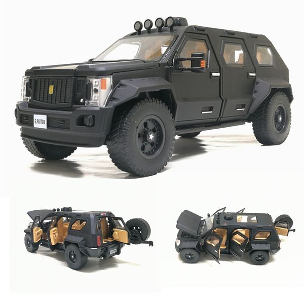 

новые 1/32 g.patton внедорожник грузовик diecast модели автомобилей suv игрушки для детей звук освещение оттяните подарки бесплатная доставк