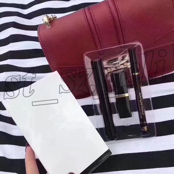 

Известный 3 в 1 коллекция макияж набор матовая помада тушь для ресниц карандаш для