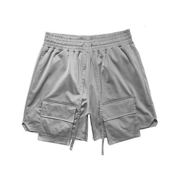 

горячая франция летняя мода женщины мужчины хай стрит мульти карманные средние брюки прохладный бег трусцой шорты серебристо черные повседне, White;black