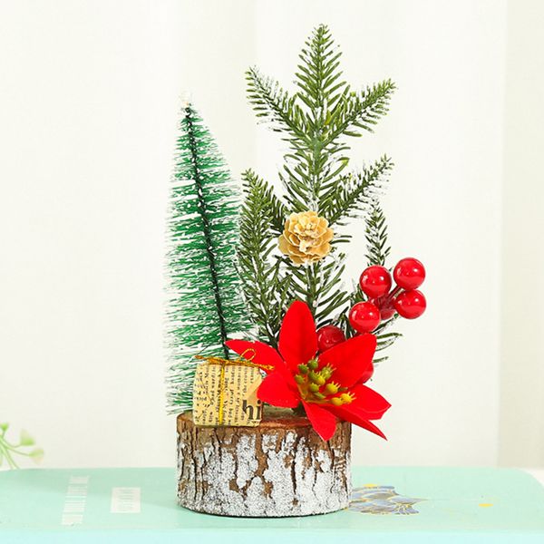 

mini christmas trees xmas deskdecorations a small pine tree deskchristmas festival ornaments for home room decorations