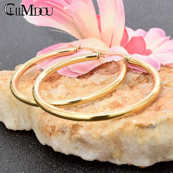 

round gold color earring women we999, Golden;silver
