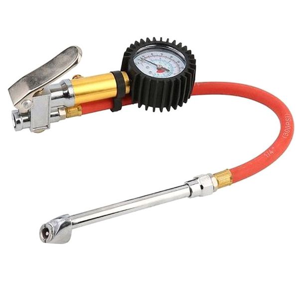 

tire air inflator tyre pressure meter car truck pump hose gauge compressor tool vs998