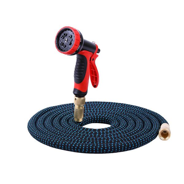 

25ft 50ft expandable garden hose sprayer pressure washer inner tube duty pipe flexible watering hose set water gun car washer