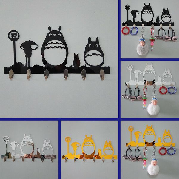 

Hot Cartoon Acrylic Key Hanger Holder Storage Wall Hook Rack Mount Home Decor DIY