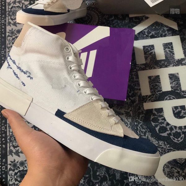 

2020 new mid edge hack pack running shoes white university red summit white midnight navy designer shoes ci3833-100 size 36-44 with box