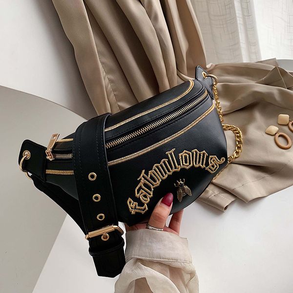 

high-end french niche bag 2020 new style fashion women messenger bag female all-match ins chest crossbody chain running