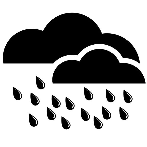 

14.8cm*12.1cm clouds and rain drops fashion car sticker vinyl decal car accessories car styling