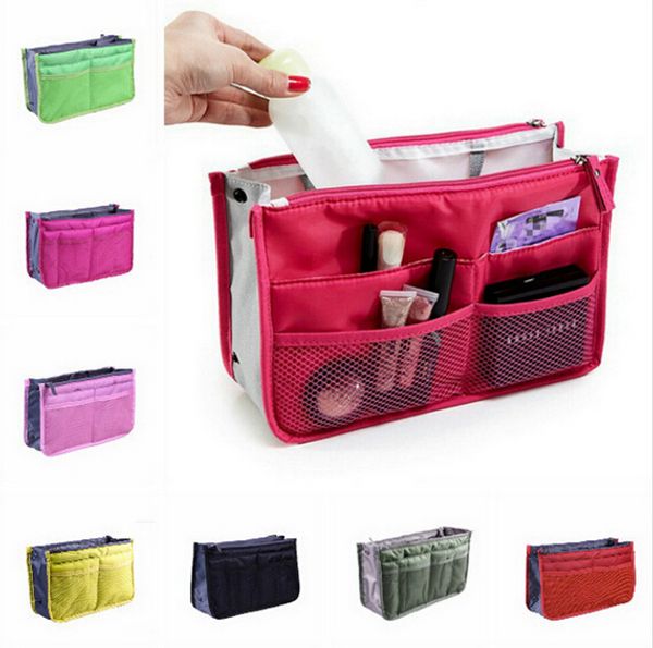 

1pcs selling cosmetic storage organizer women's bag in bags makeup travel handbag