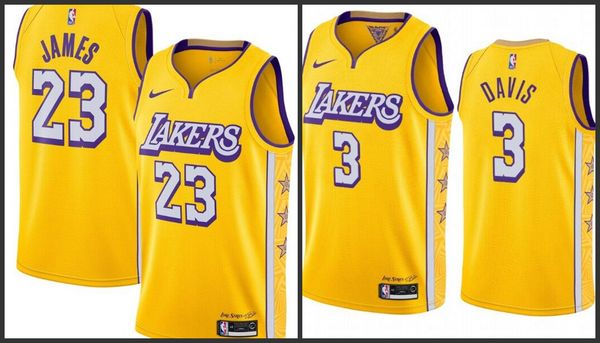 lakers yellow jersey