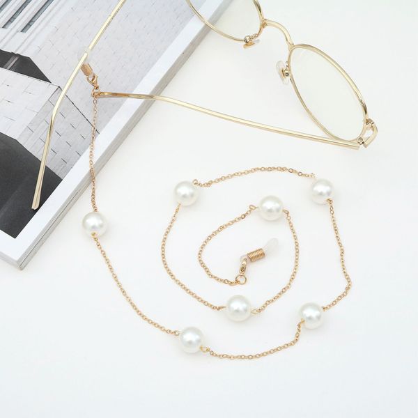 

novel jewelry big big pearl accessory eye chain 70cm imitation pearl environmental protection