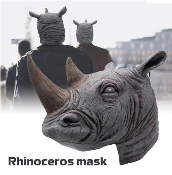 

забавный попугай собака носорог hippo cock koala животных маска латекс партии panda unicorn animal mask kid party halloween маски
