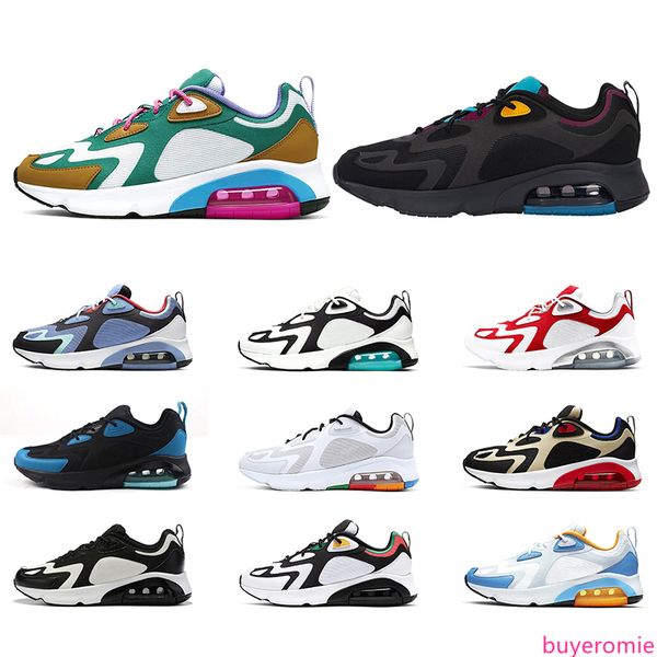 

200 designer men women running shoes chaussures bordeaux 200s platform mystic green south beach university red mens trainers sneakers 36-45