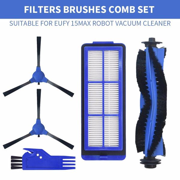 

selling 2019 products sweeper filters side main brushes comb set for eufy 15max robot vacuum cleaner support dropshipping