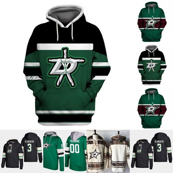 

Dallas Stars Hoodies Jersey Mens 4 Miro Heiskanen 12 Radek Faksa 14 Jamie Benn 30 Ben Bishop 45 Roman Polak Tyler Seguin Ice Hockey Jerseys