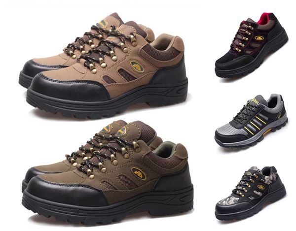 

wear-resistant anti-smash safety shoes anti-stab casual work shoes deodorant special function shoes, Black;brown