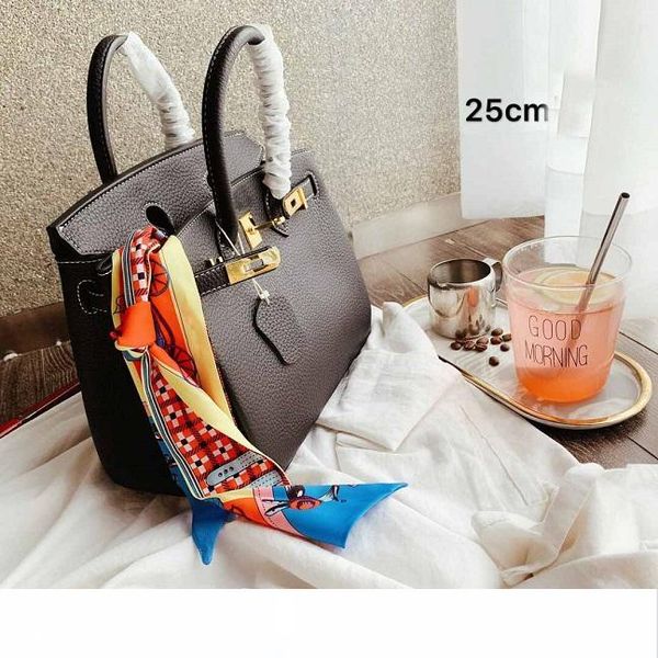 

new european style classic ladies leather shoulder bag big tote shoulder desginer handbag pure nice quality for female