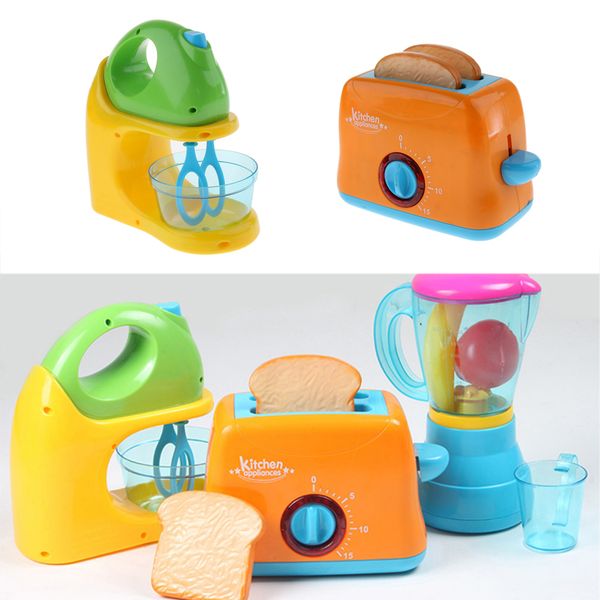 

simulation kids preschool play kitchen novel toys -blender & bread maker
